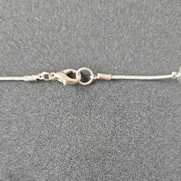 Sophisticated Silver Bead Necklace - Picture 4 of 5